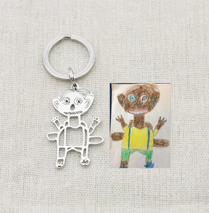 Porte-clé personnalisé "Childdraw"