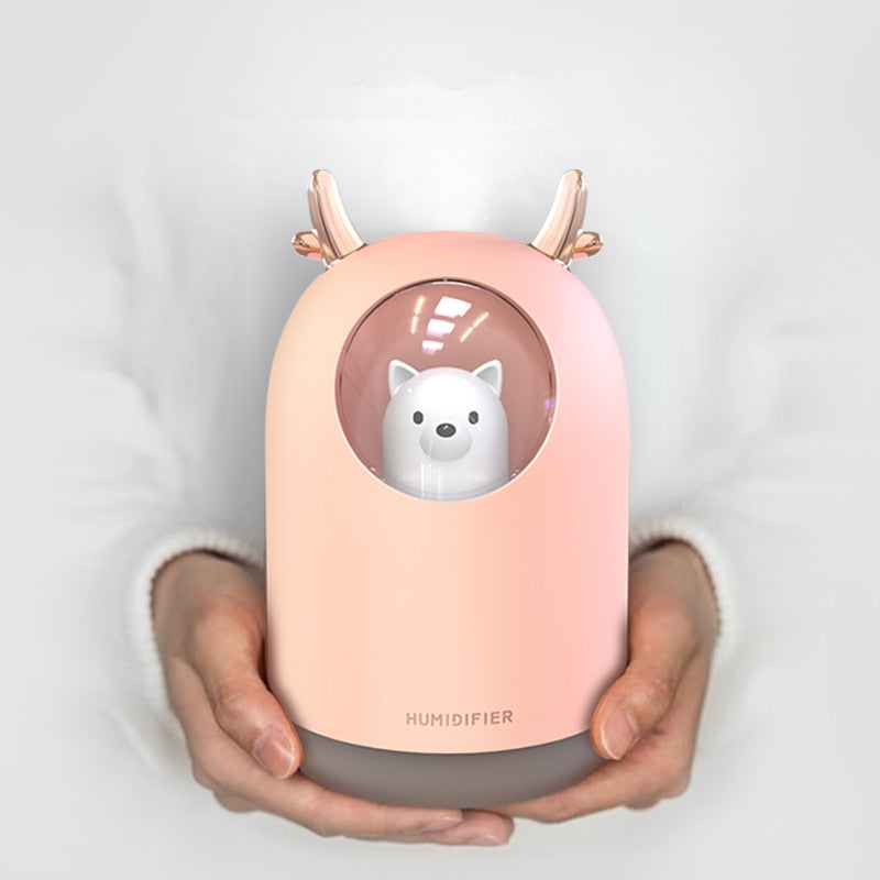 Purificateur d'air, humidificateur, diffuseur d'huile essentielle ours