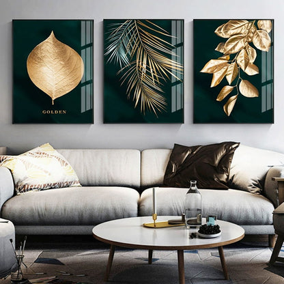 Toile "Feuille d'or"