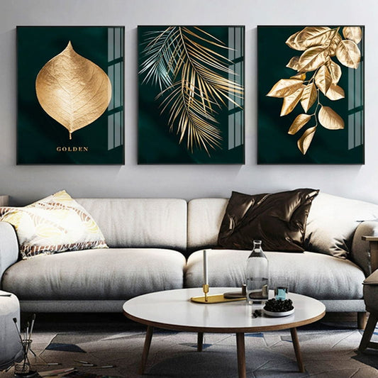 Toile "Feuille d'or"