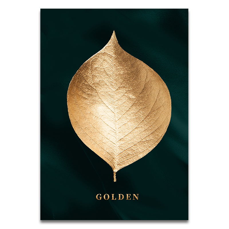 Toile "Feuille d'or"