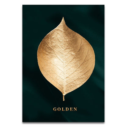 Toile "Feuille d'or"