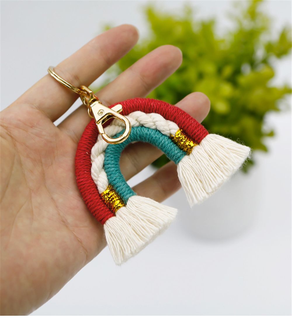 Porte-clé arc-en-ciel