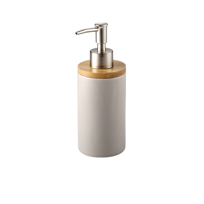 Trio d'accessoires de salle de bain, céramique