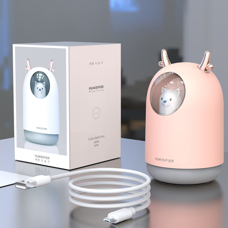 Purificateur d'air, humidificateur, diffuseur d'huile essentielle ours