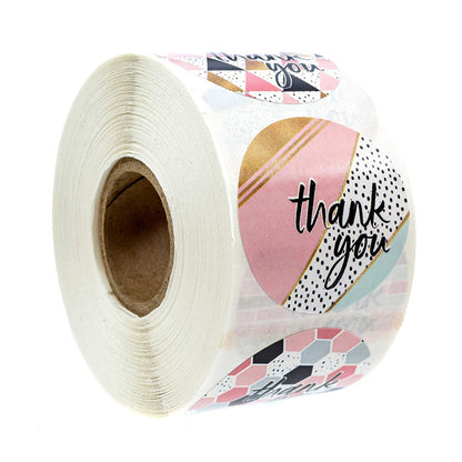 Lot d'autocollants graphique "Thank you"