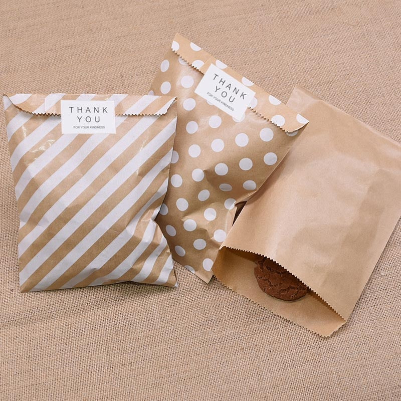Lot de 25 emballages cadeaux en papier