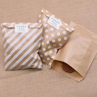 Lot de 25 emballages cadeaux en papier