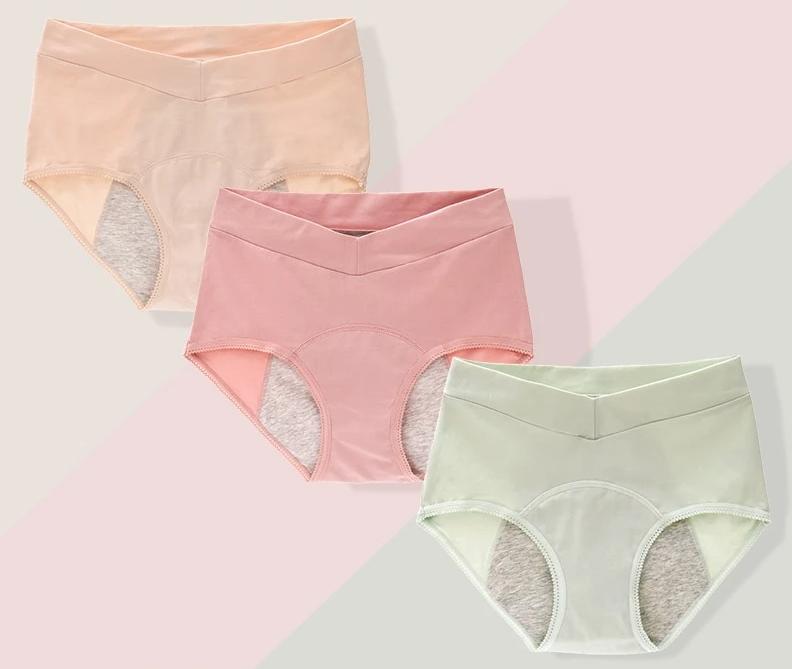 Lot de 3 culottes menstruelles lavable "Sweetperiod™"
