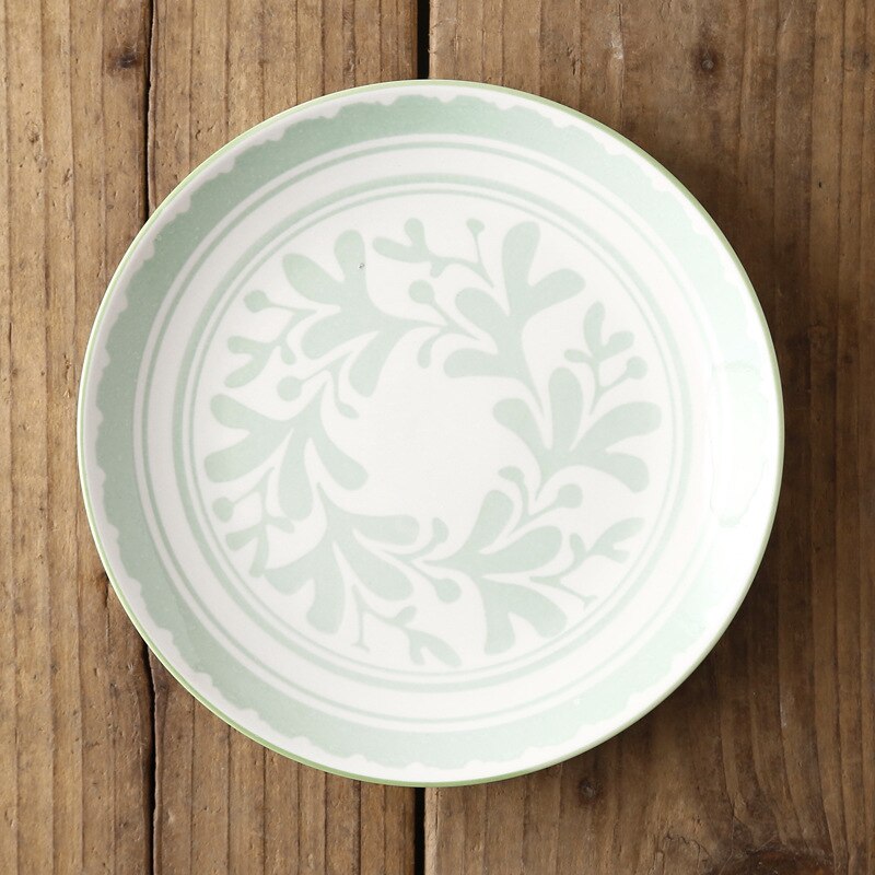 Assiette à motif, inspiration japonaise