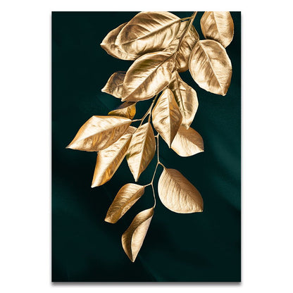 Toile "Feuille d'or"