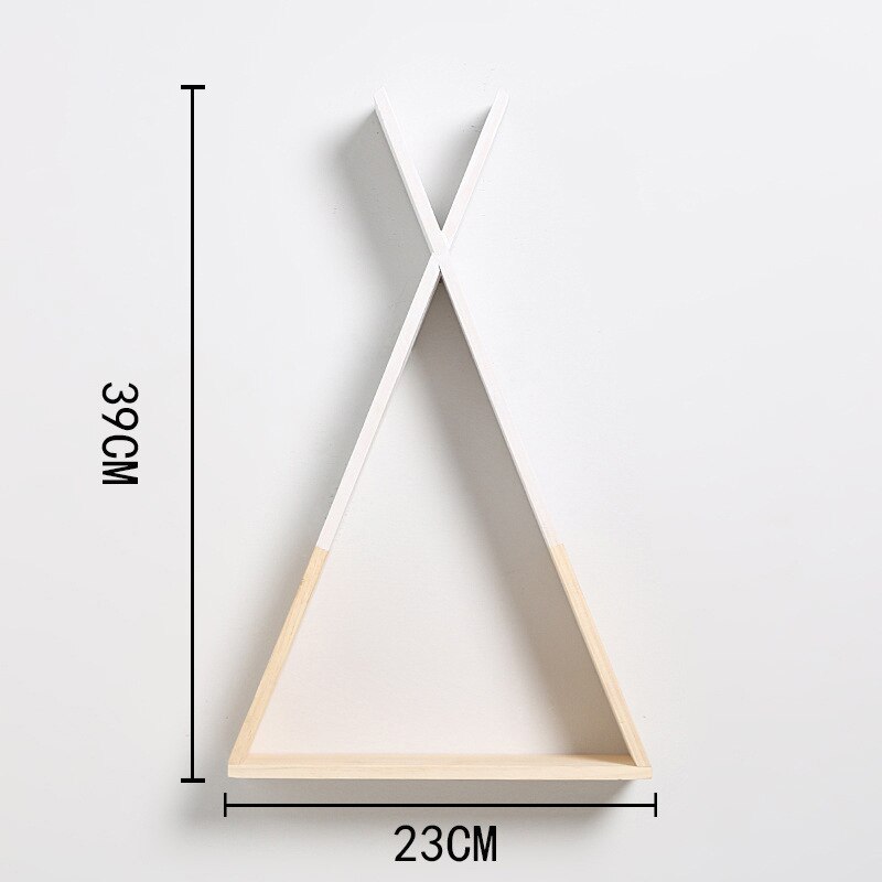 Etagère murale triangulaire