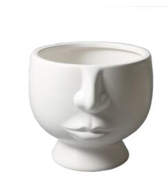 Cache-pot visage