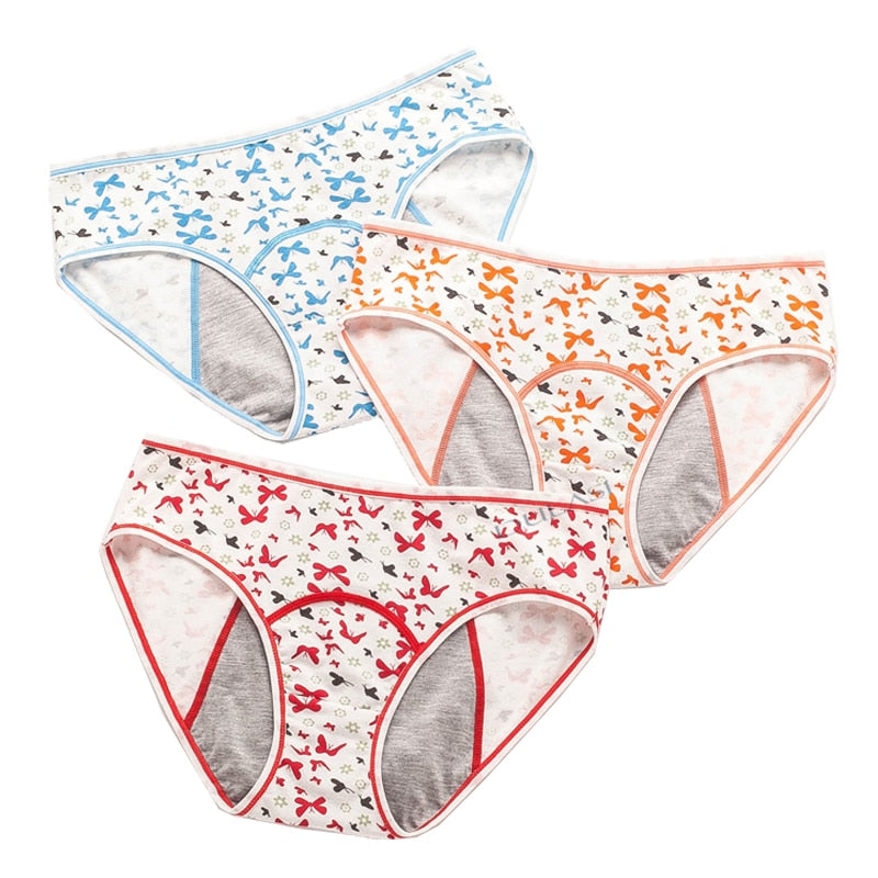 Lot de 3 culottes menstruelles spéciales adolescents