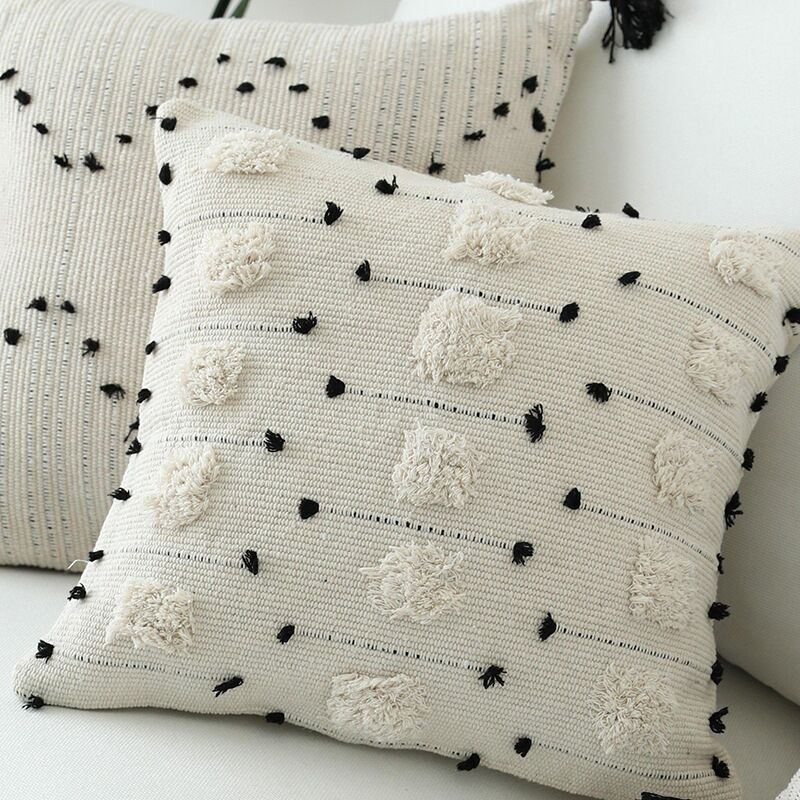 Housse de coussin "minimal boho"