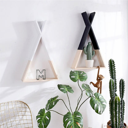 Etagère murale triangulaire