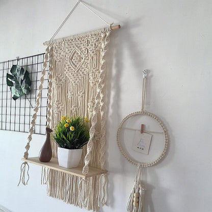 Suspension bohème pour plantes