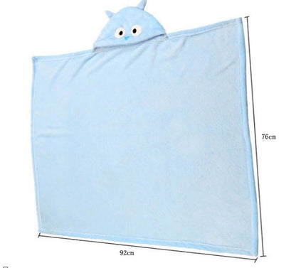 Peignoir/couverture à capuche animal