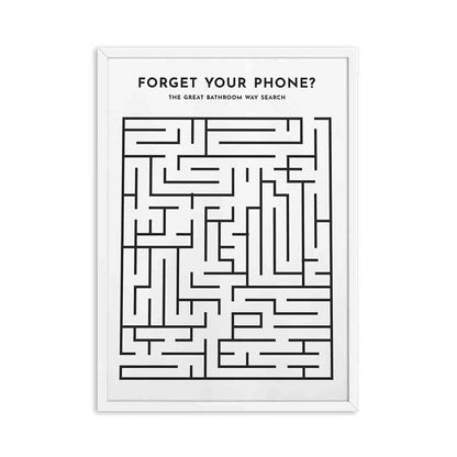 Toile "Forget your phone ?"