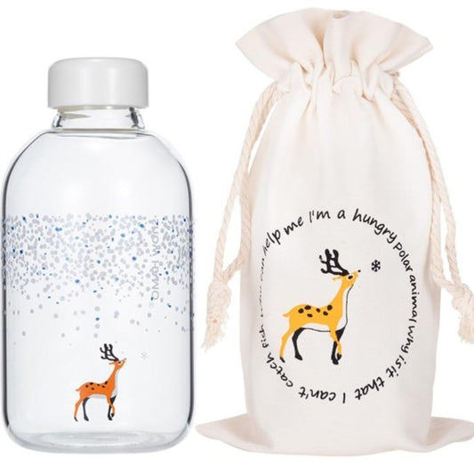 Bouteille en verre "Cerf", 600ml