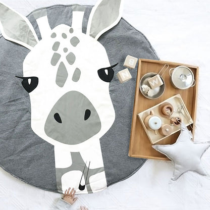 Tapis animaux, en coton