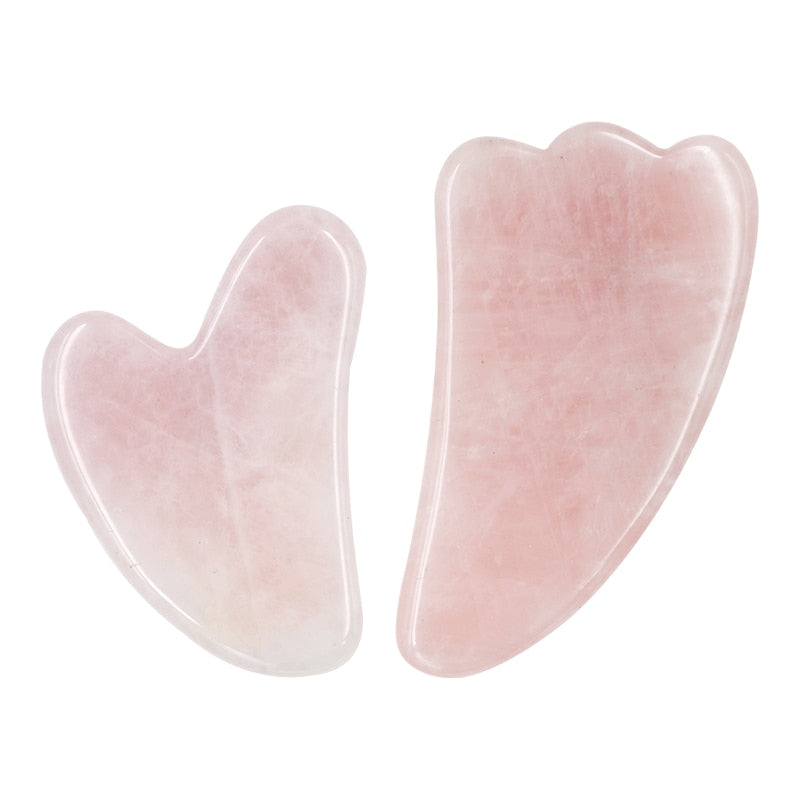 Gua Sha de Quartz rose