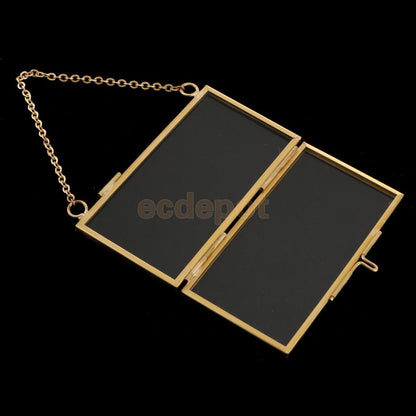 Cadre photo transparent en verre
