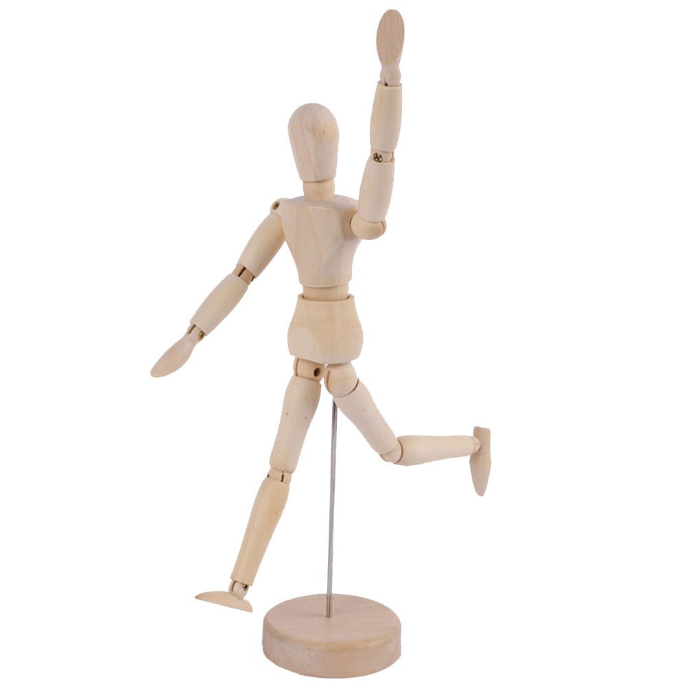 Mannequin en bois articulé