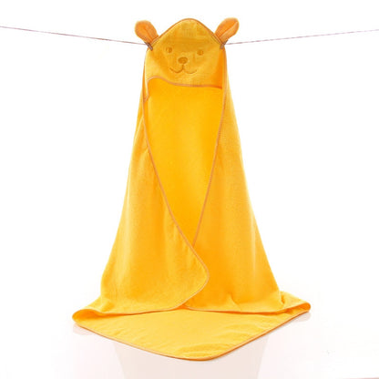 Peignoir à capuche, ours