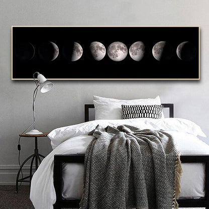 Toile "phases de la lune"