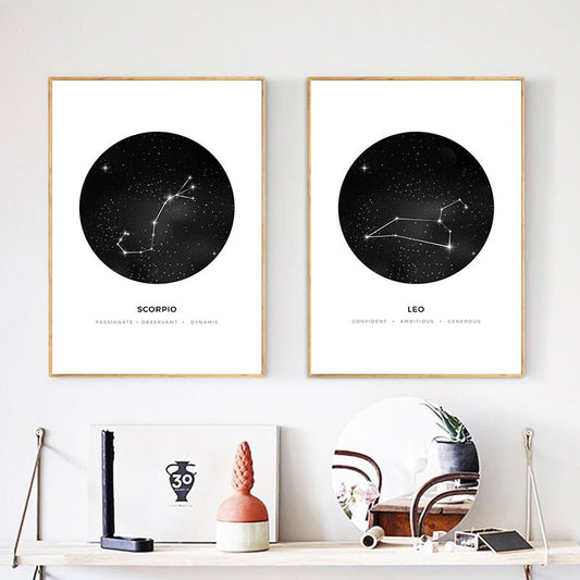 Toile "astrologie"