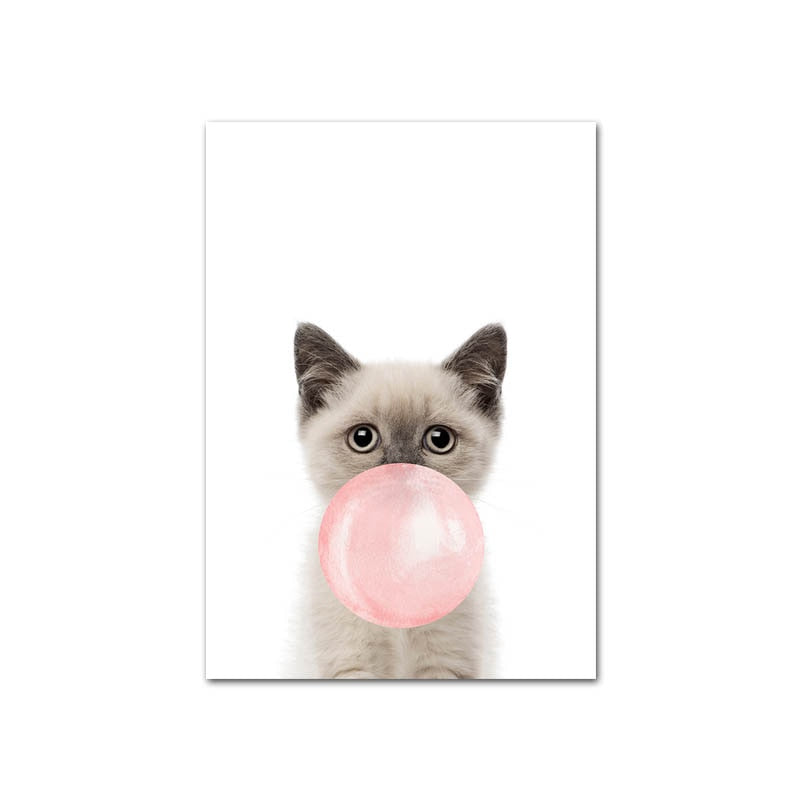 Toile "Bubble gum"