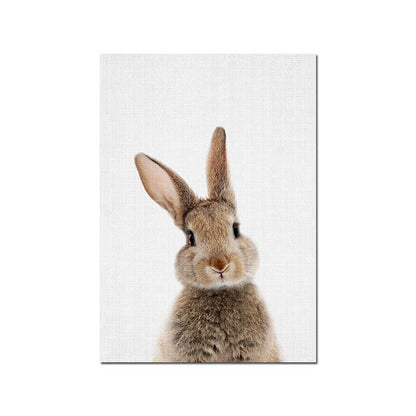 Toile "Lapin malin"
