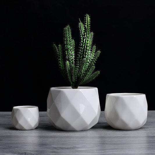 Cache-pot géométrique