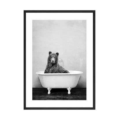 Toile "Bain sauvage"