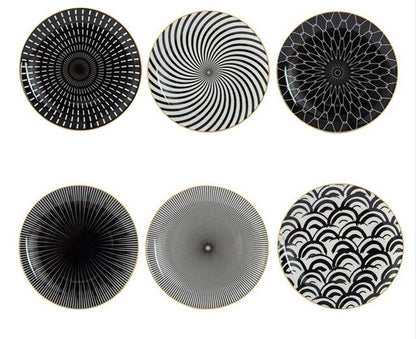 Assiettes géométriques