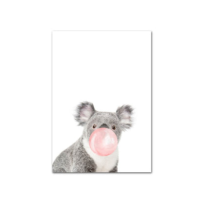 Toile "Bubble gum"
