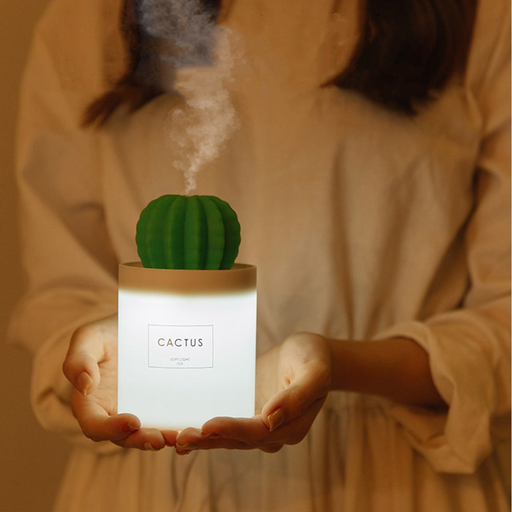 Purificateur d'air, humidificateur, diffuseur d'huile essentielle cactus
