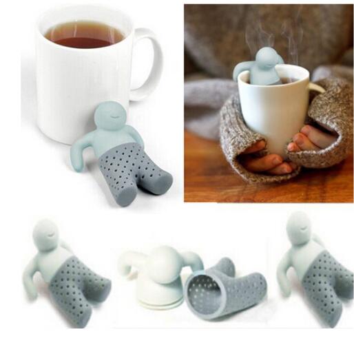 Infuseur à thé en silicone, bonhomme