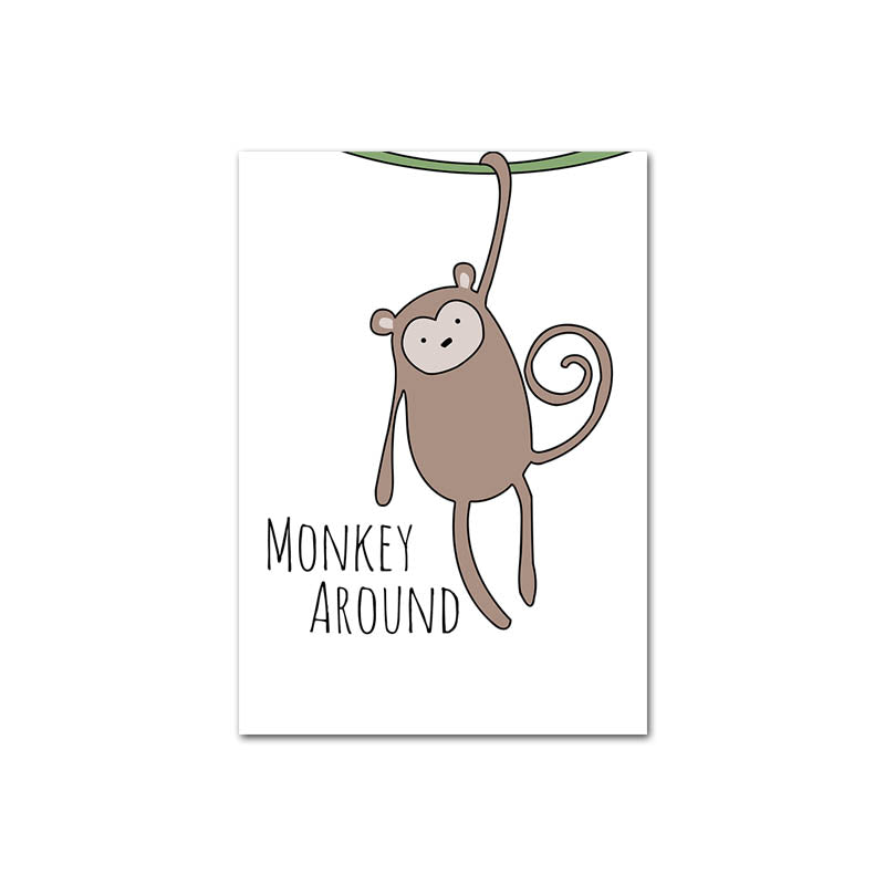 Toile "Encouragements animaliers"