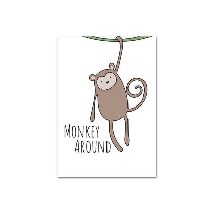 Toile "Encouragements animaliers"
