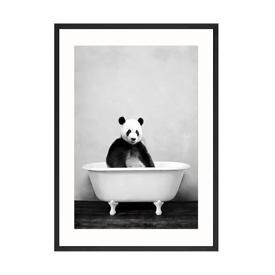 Toile "Bain sauvage"