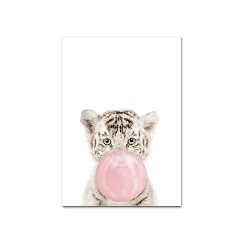 Toile "Bubble gum"