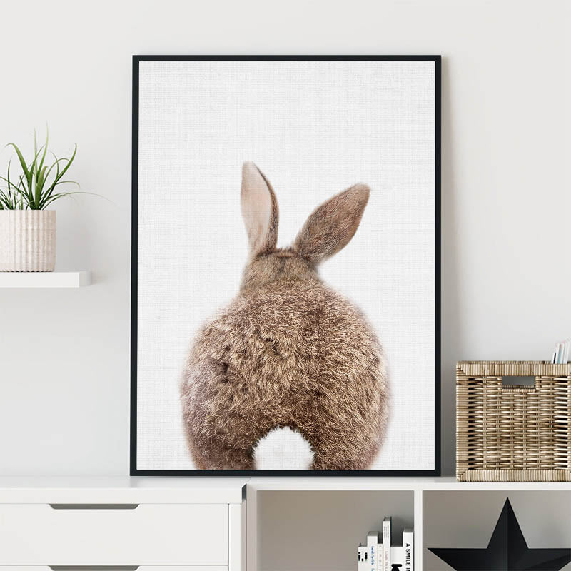 Toile "Lapin malin"