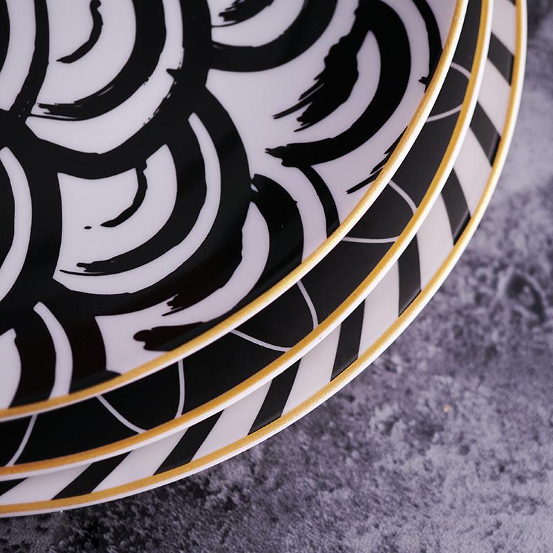 Assiettes géométriques