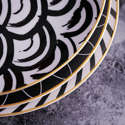 Assiettes géométriques