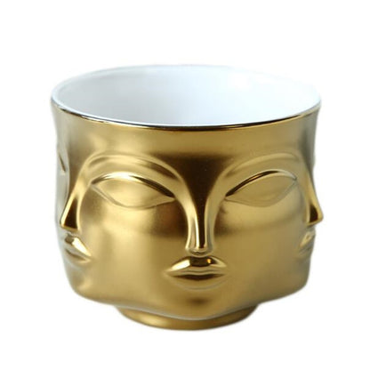 Mini cache-pot multi-face