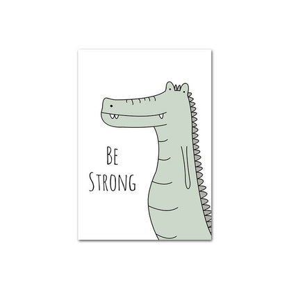 Toile "Encouragements animaliers"
