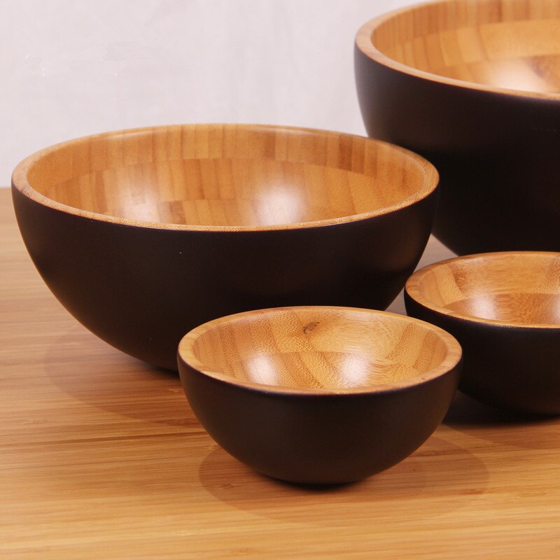 Bols et saladiers en bois