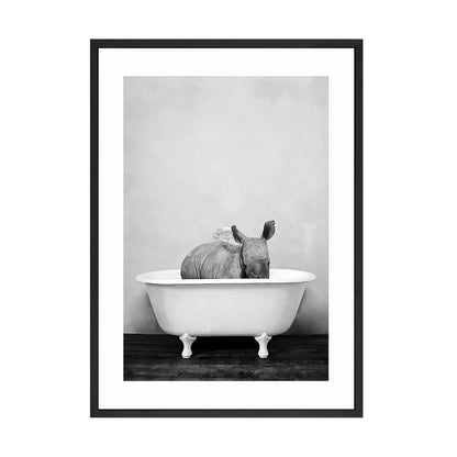 Toile "Bain sauvage"